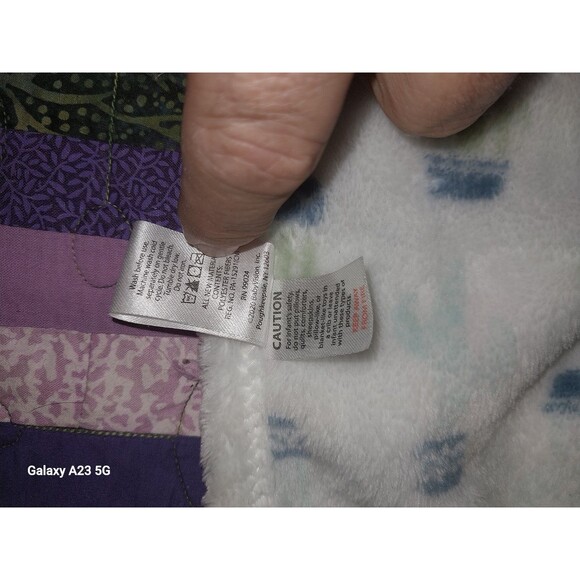 Hudson Baby HB Lovey Baby Security Blanket Plush White Green Cactus 14 x 14 inch - Picture 5 of 5